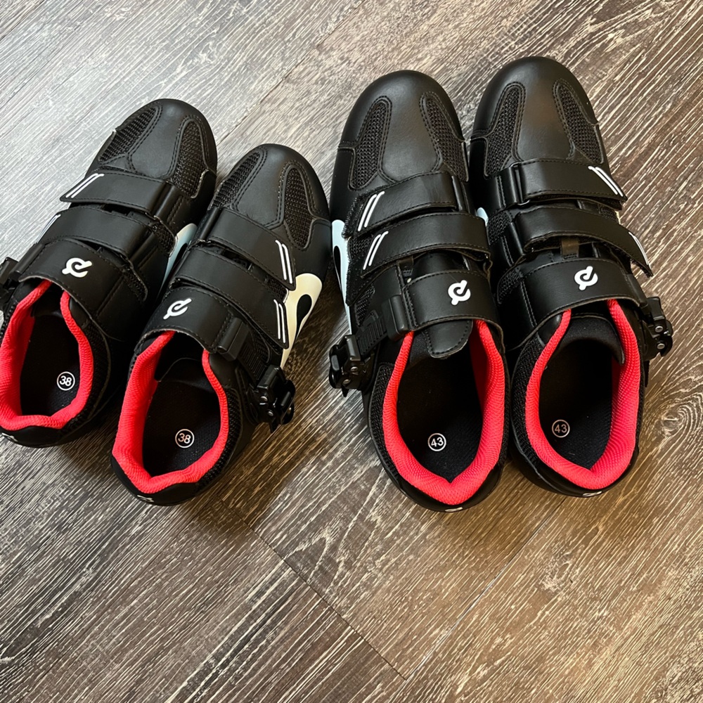 Men’s and women’s peloton shoes